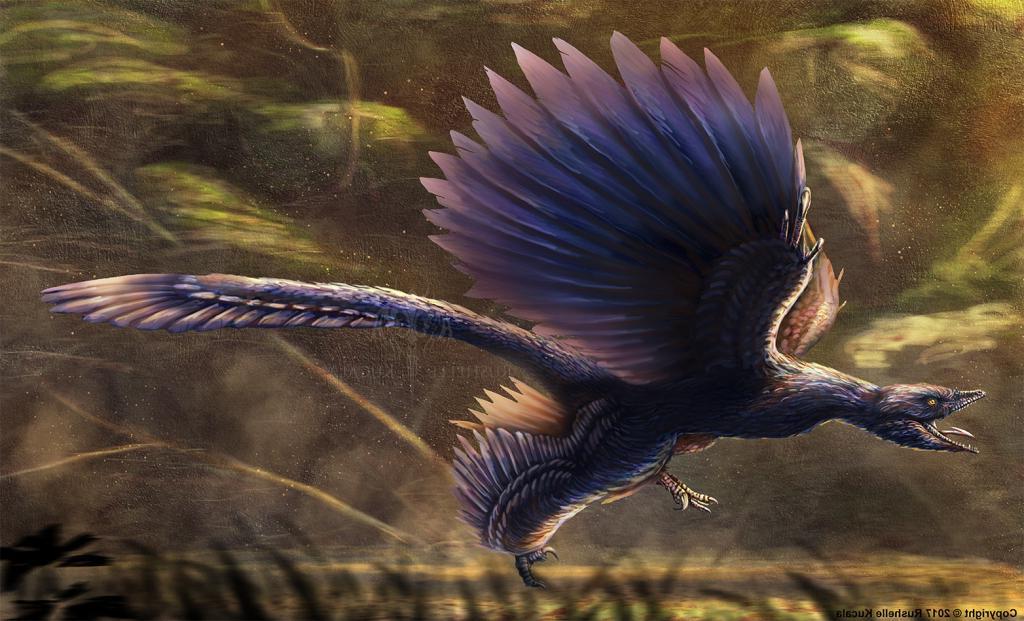 Последний обед: ученые обнаружили любопытные окаменелости - древнюю ящерицу в желудке динозавра