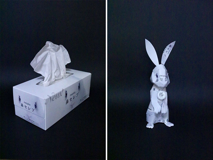 Не мусор, а поле для творчества: талантливый художник превращает упаковки от разных продуктов в детализированные скульптуры
