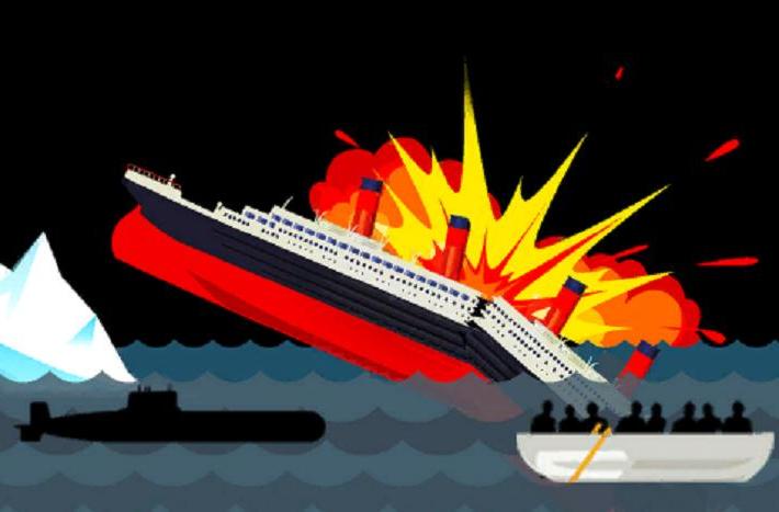 Титаник утонул не из-за айсберга: показания выжившего пассажира