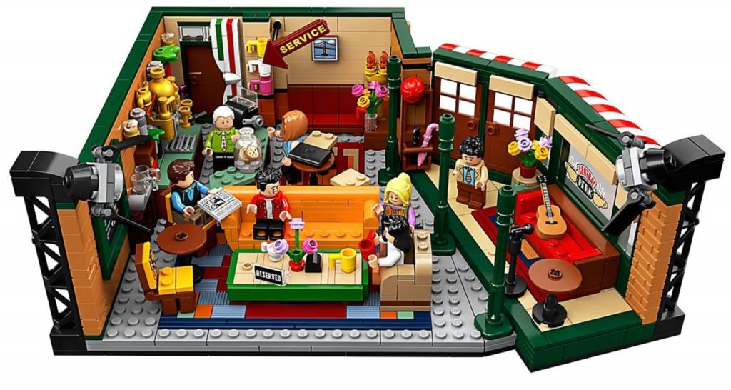 По кирпичику. Любители сериала "Друзья" смогут построить свою собственную кофейню Central Perk с новым набором от "Лего"