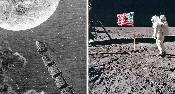 Беспилотные авто, полеты на Луну и не только: 10 изобретений и открытий, предсказанных задолго до их появления