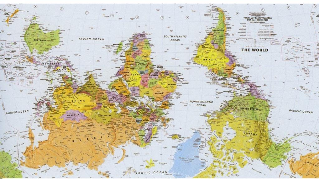 Жители Европы и других континентов видят карту мира не так, как россияне