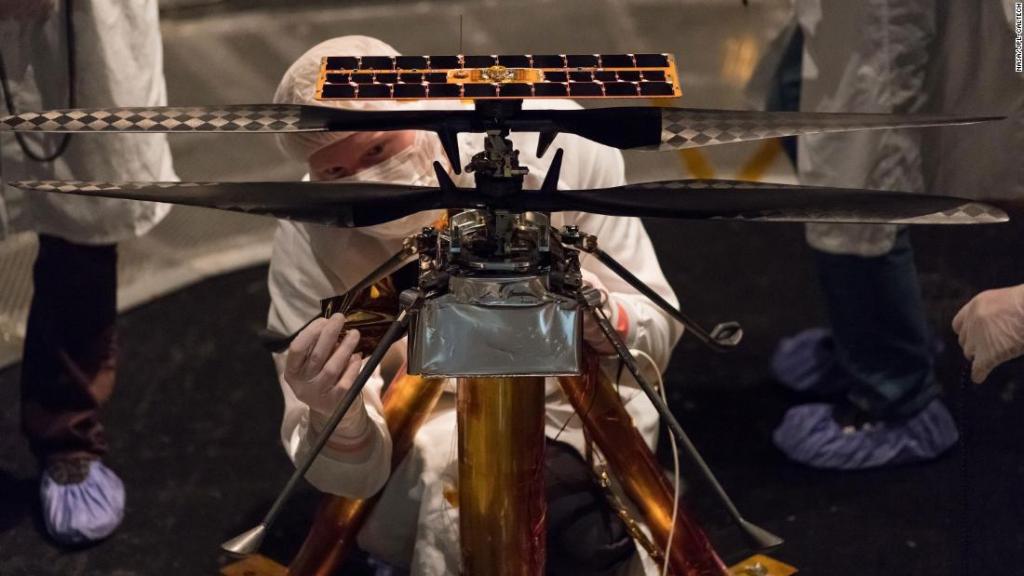 Американские инженеры создают крошечный вертолет для полета на Марс