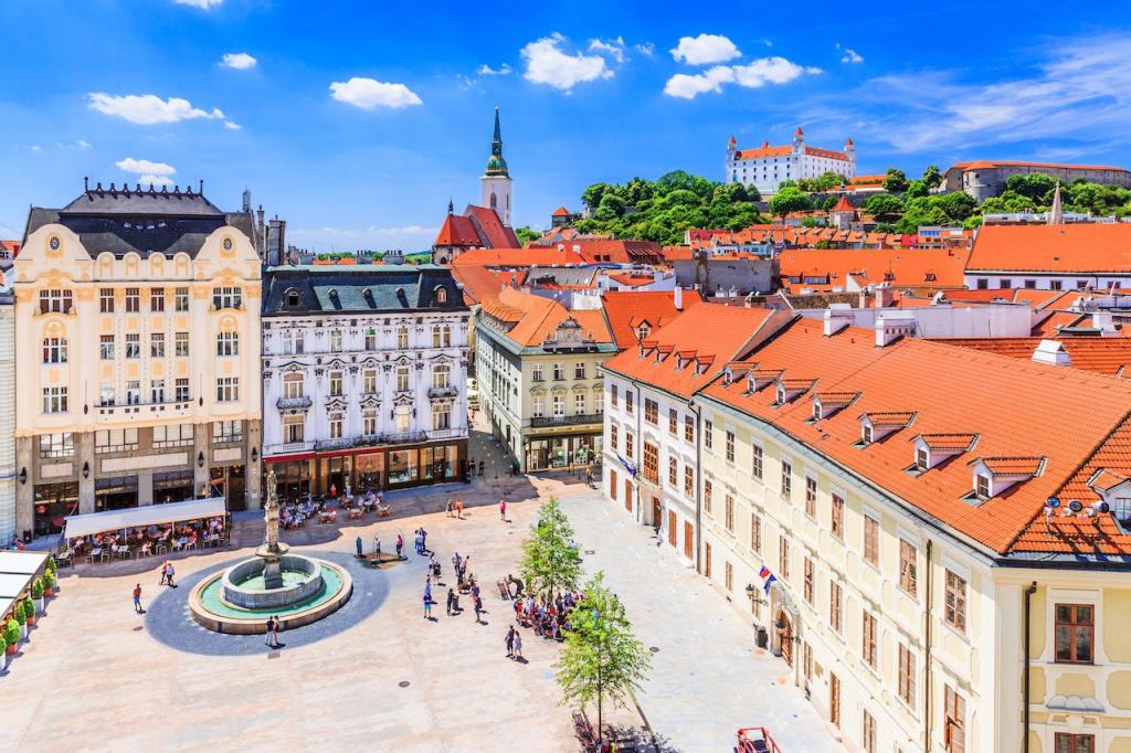 Двуликие города: Братислава, Перпиньян и другие города Европы, в каждом из которых сплелись культуры разных стран