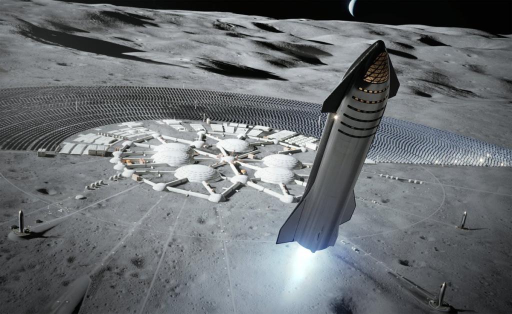 Будущее в космосе: Илон Маск представил звездолет, который будет совершать полеты на Марс и Луну