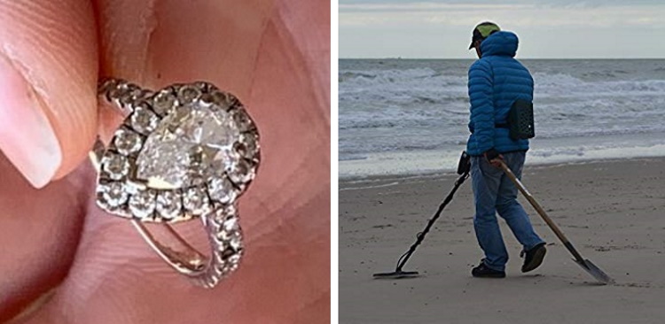 Британка быстро нашла потерянное на пляже обручальное кольцо: помогли соцсети