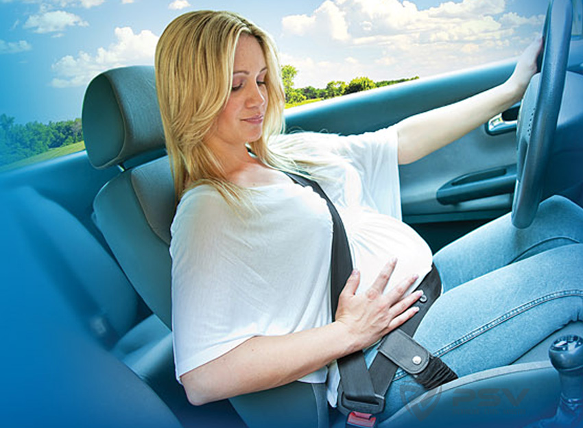 Теперь и беременные женщины могут ездить с комфортом: американские инженеры придумали специальные ремни безопасности