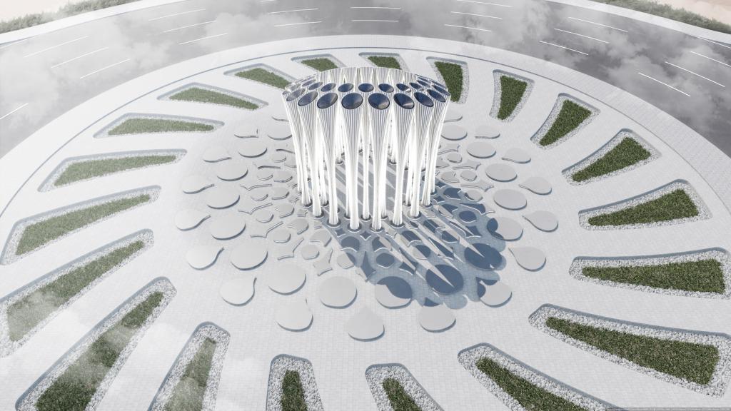 "Это здание станет культовым". Нестандартная 3D модель павильона для "Экспо-2020" в Дубае: фото