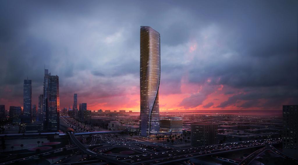 В Дубае построят спиральный небоскреб, похожий на башню "Эволюция" Москва-Сити