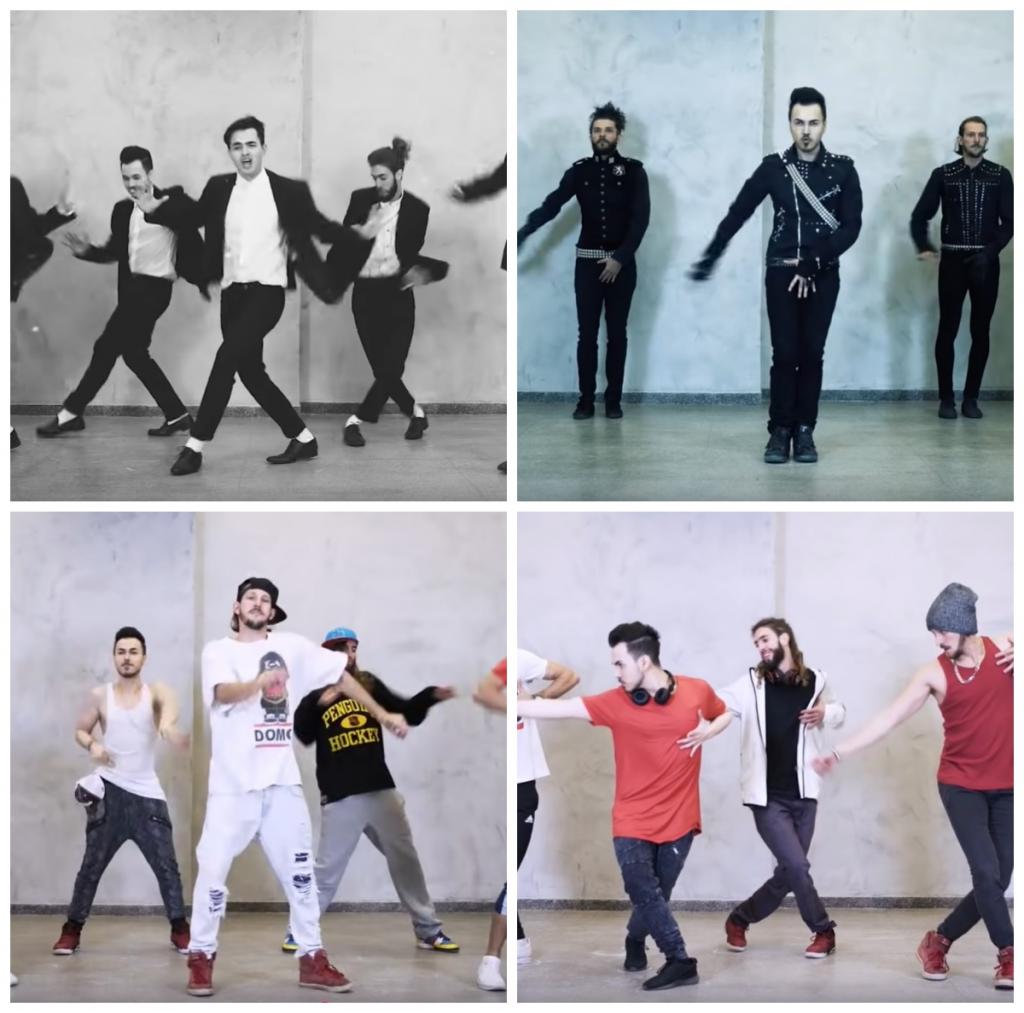 12 млн просмотров на YouTube: группа молодых парней показала эволюцию танца с 1950-х по 2019 г. (видео)