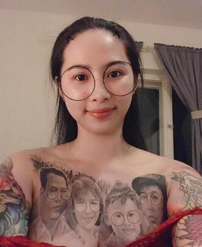 Азиатка поразила фоловеров, но не своей внешностью, а татуировкой на теле