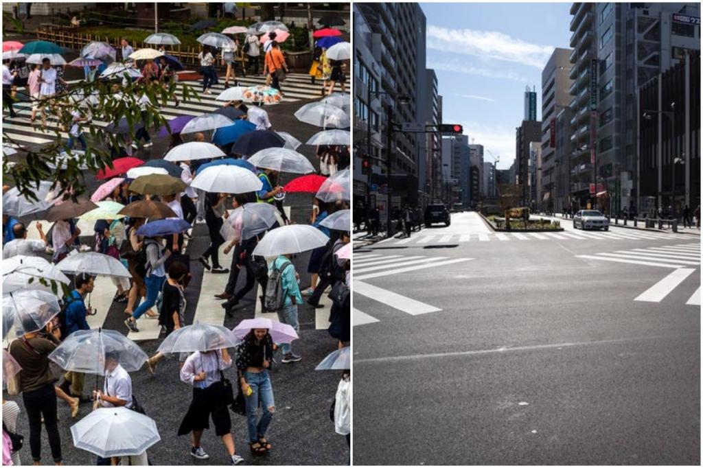 «До и после»: коронавирус превратил туристические достопримечательности Азии в города-призраки