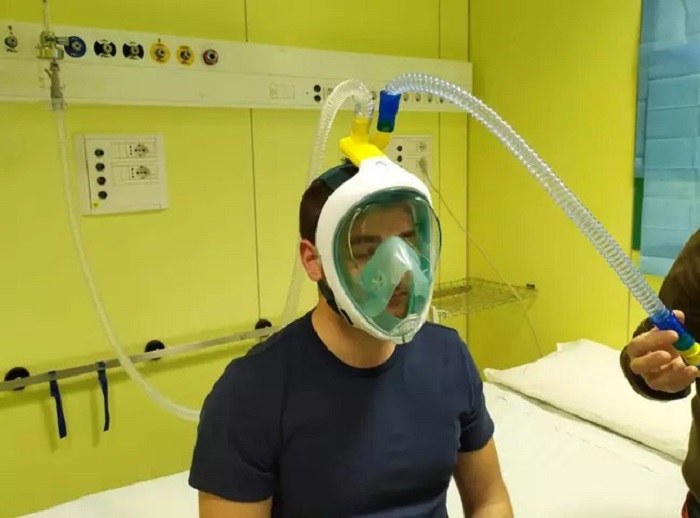 Коронавирус, бойся: итальянские инженеры создали аналог медицинских масок из экипировки для подводного плавания