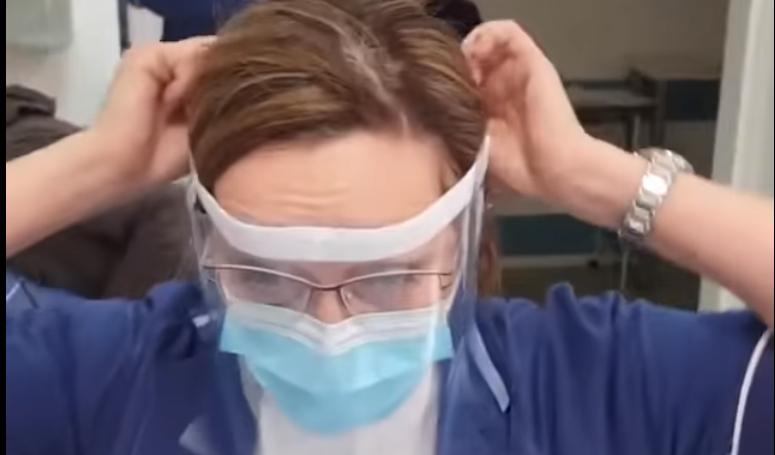 Медсестра показала, как сделать в домашних условиях защитную маску для глаз от коронавируса
