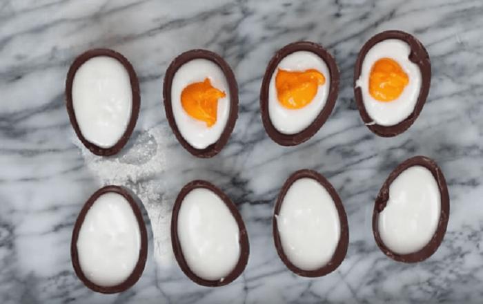 Как сделать шоколадные пасхальные яйца в домашних условиях