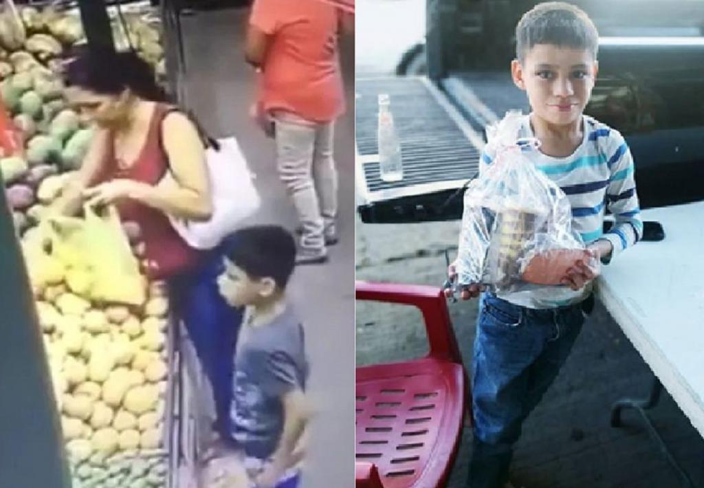 Камера в магазине сняла, как женщина присвоила деньги, которые ребенок случайно оставил в овощном отделе (видео)