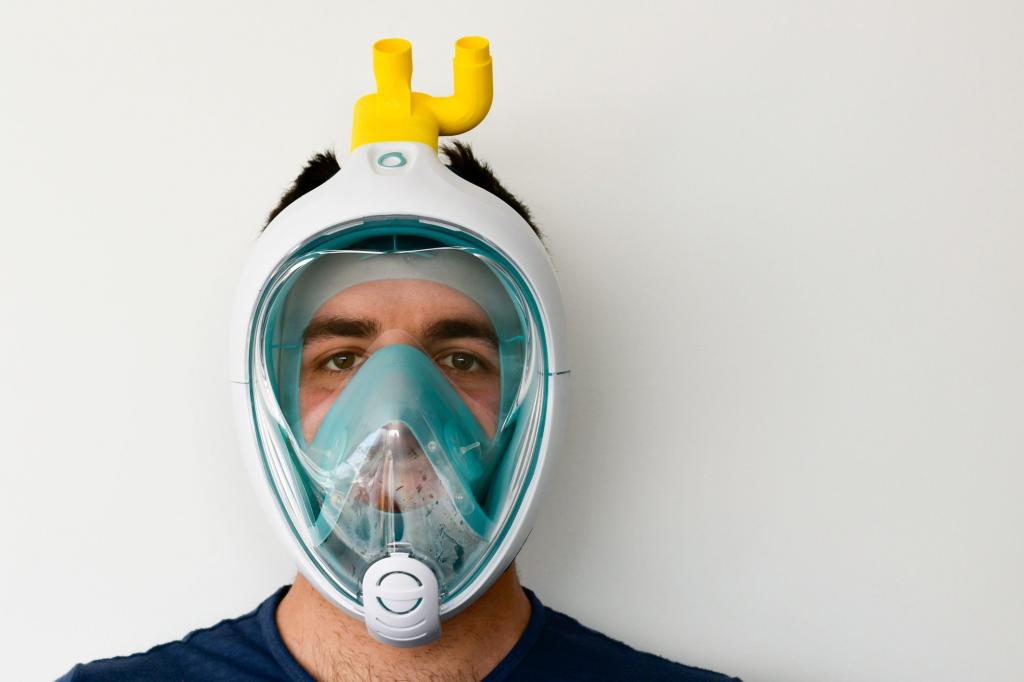 Итальянский инженер придумал, как снаряжение аквалангиста превратить в вентиляционные маски