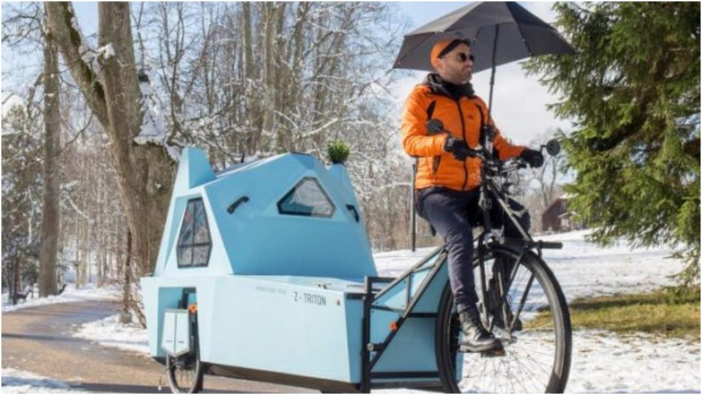 Лодка, велосипед и палатка одновременно: идеальный гаджет для любителей дикой природы (фото)