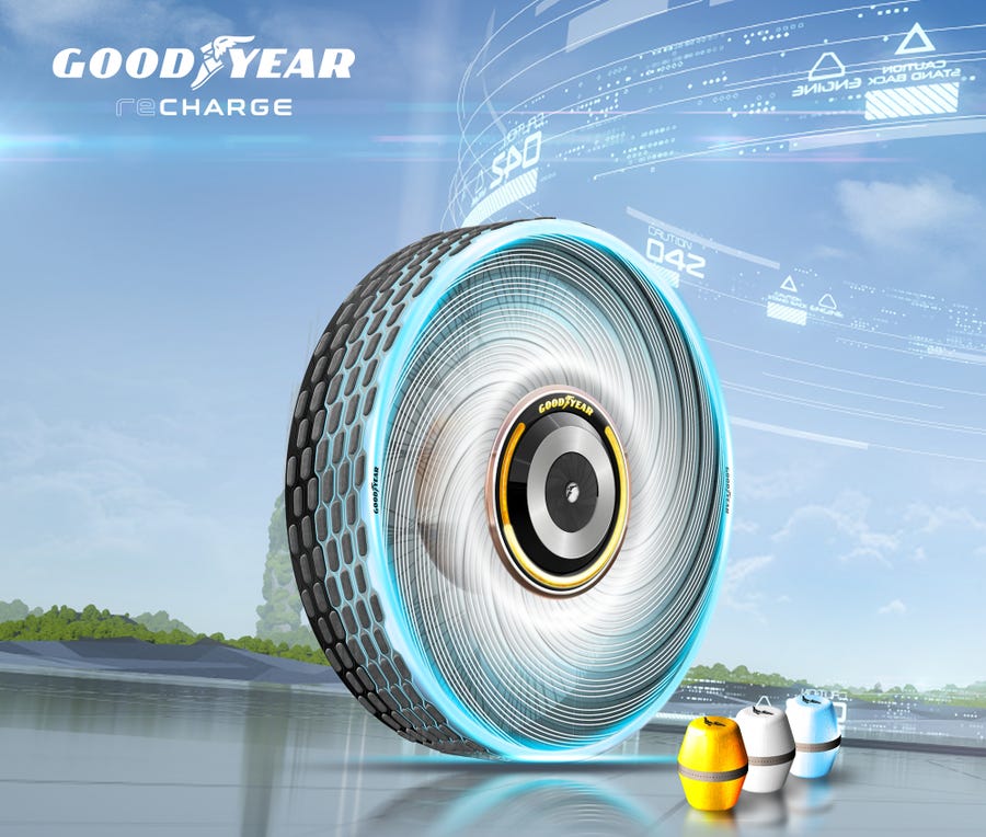 Вечные колеса: Goodyear разработали концепцию самовосстанавливающихся шин по принципу паутины