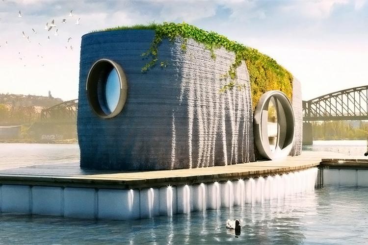 В семь раз быстрее, вполовину дешевле и безопаснее для климата: Prvok - инновационный плавающий полноценный 3D-печатный дом