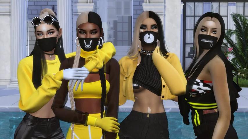 Люди смоделировали новый мир The Sims: персонажи моют руки, надевают маски и бездумно прокручивают ленту в телефоне