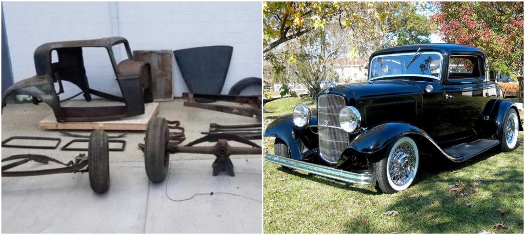 Конструктор для взрослых: в Иллинойсе выставили на продажу раритетный Ford Coupe 1932 года за $4 300, но в разобранном состоянии