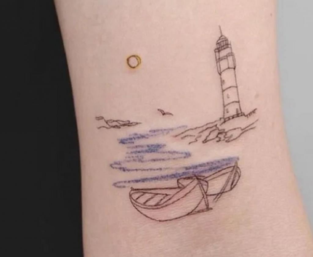 Море всегда со мной: 9 очаровательных тату на морскую тематику