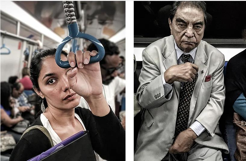 Два года мужчина снимал людей в метро Рио-де-Жанейро: пассажиры и не догадывались, что их фотографируют