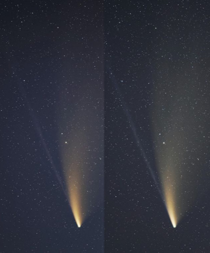 Гитарист группы Queen Брайан Мэй получил на день рождения необычный подарок: фото кометы