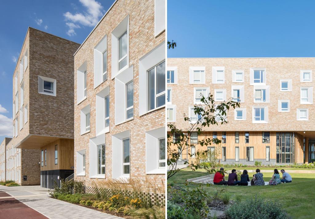 Дубовая облицовка, желтый кирпич и хаотично разбросанные окна: как дизайнеры отремонтировали студенческий городок Кембриджа (фото)