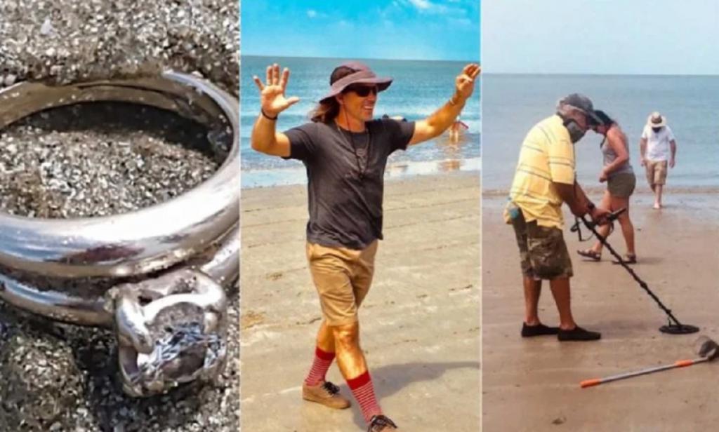 Незнакомец помог паре отыскать потерянное обручальное кольцо, которое было настоящей семейной реликвией