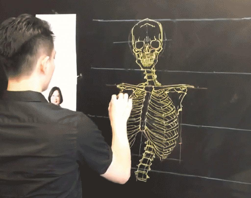 Учитель анатомии стал звездой Интернета из-за своих рисунков. Кажется, он выбрал не ту профессию