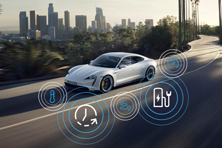 Автоувеличение дорожного просвета и не только: Porsche анонсировал новый электрический Porsche Taycan 2021 года с новейшими доработками