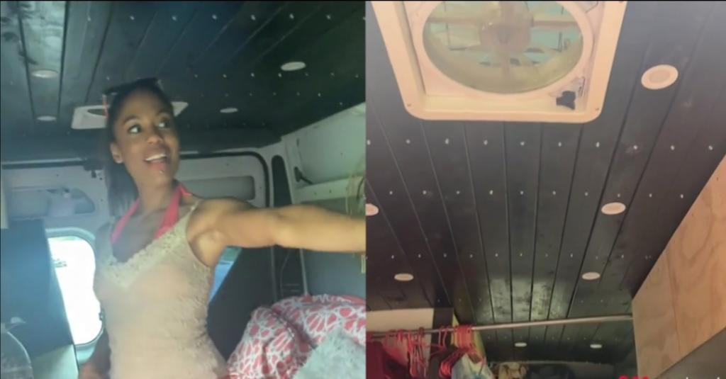 Девушка показала, как ей живется в фургоне: люди не сразу поняли, как она справляется без душа