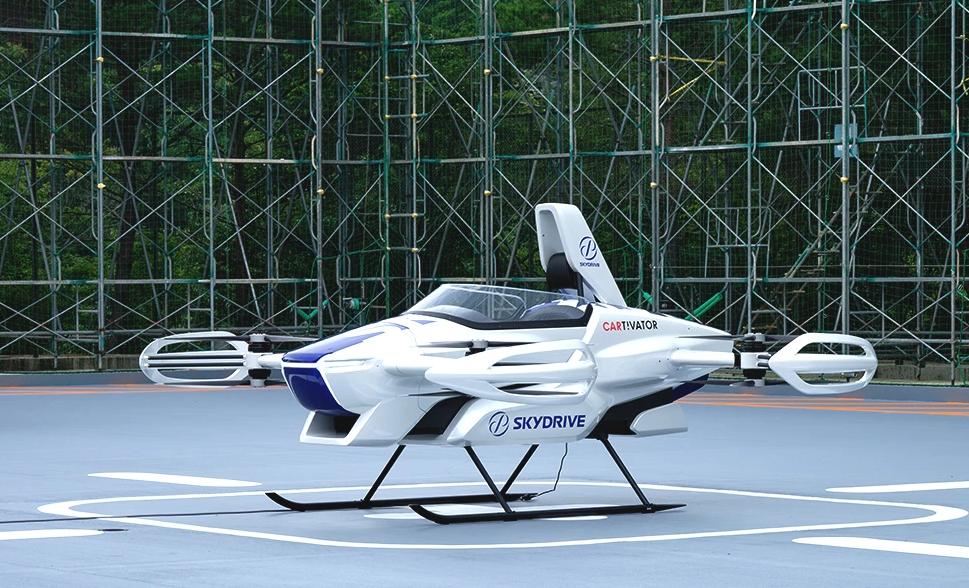 Кинематографическое будущее: в Японии провели первый тестовый полет летающего автомобиля