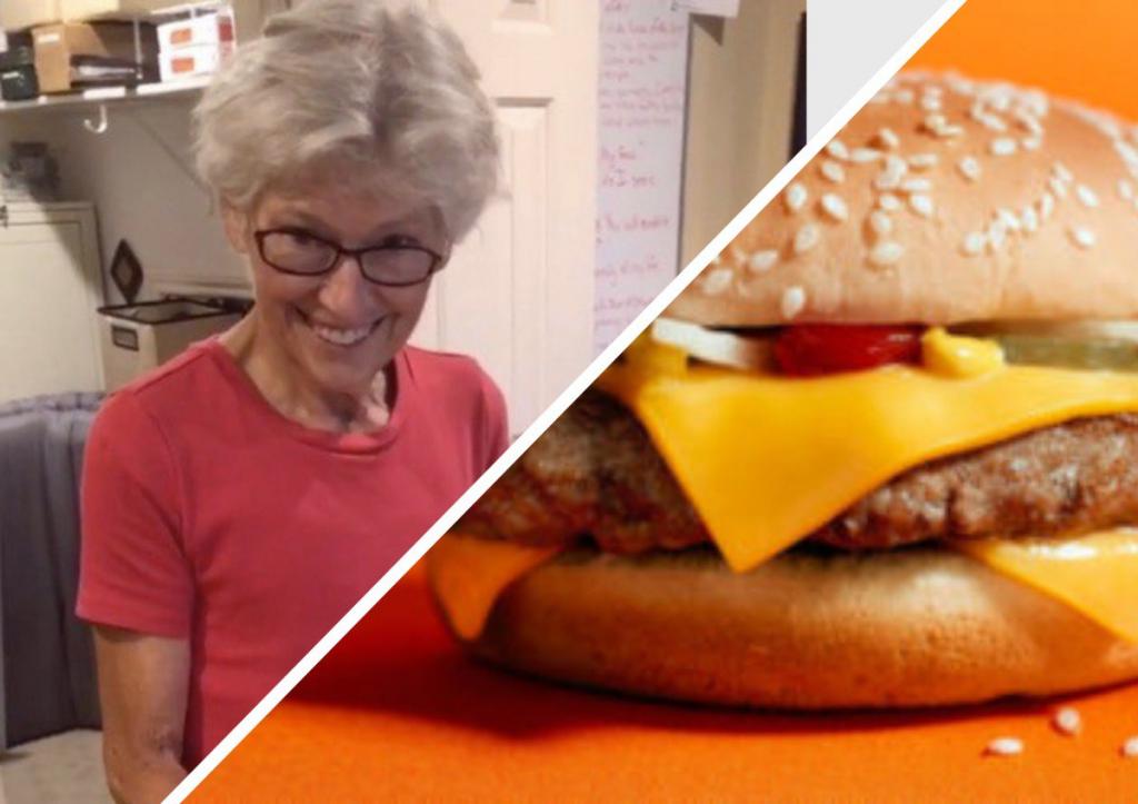 Бабушка 20 лет хранила в шкафу бургер из "Макдональдса". Теперь она показала, что с ним случилось