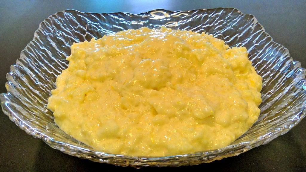 Готовлю нежный рисовый пудинг для детей: от лимона в составе они в восторге. Делюсь рецептом