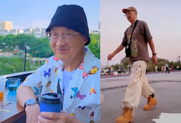 83-летний китаец разрушает стереотипы о скучной жизни на пенсии: мужчина одевается по последнему слову моды (фото)
