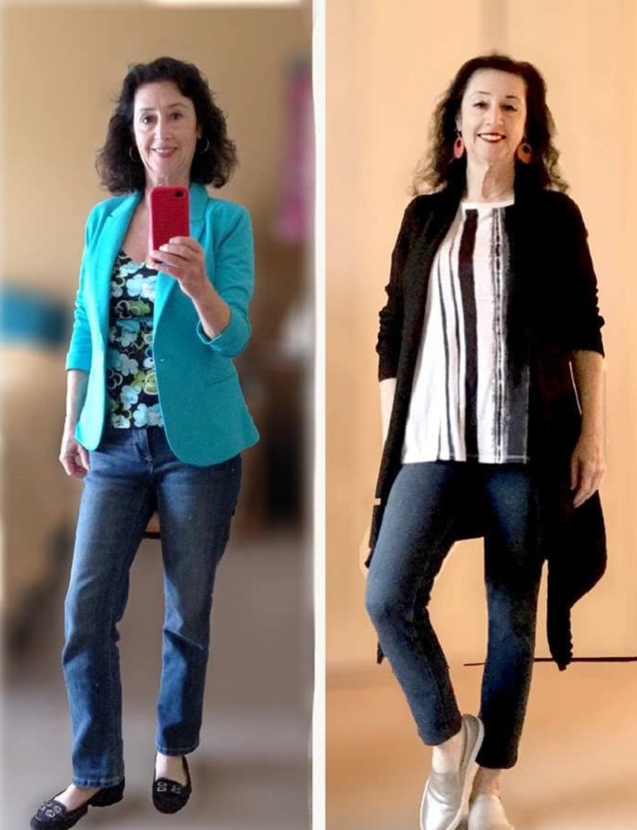 Новый стиль способен сотворить чудеса: женщины показали фото до и после того, как начали носить другую одежду