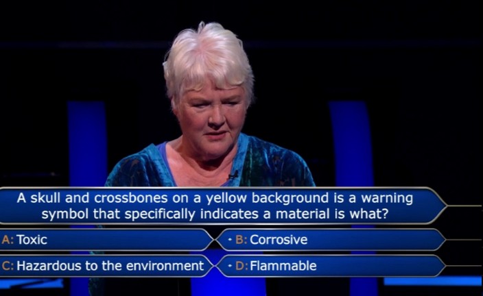 Учительница естествознания не смогла ответить на простой вопрос в британской версии шоу "Кто хочет стать миллионером?" и потеряла 1000 фунтов