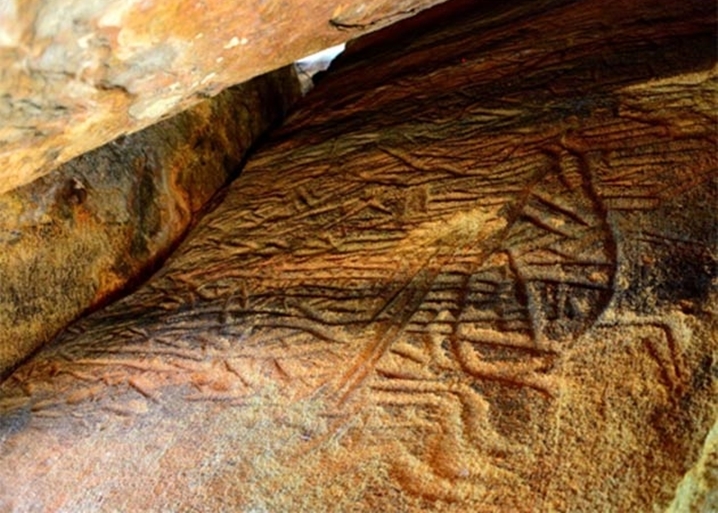Ученые обнаружили ранее неизвестные древние рисунки на "горе пришельцев" в Шри-Ланке (фото)