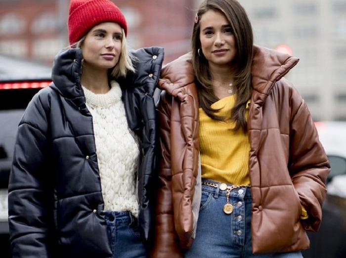 Куртки-пуховики в бежевых и кофейных тонах: модный тренд осени