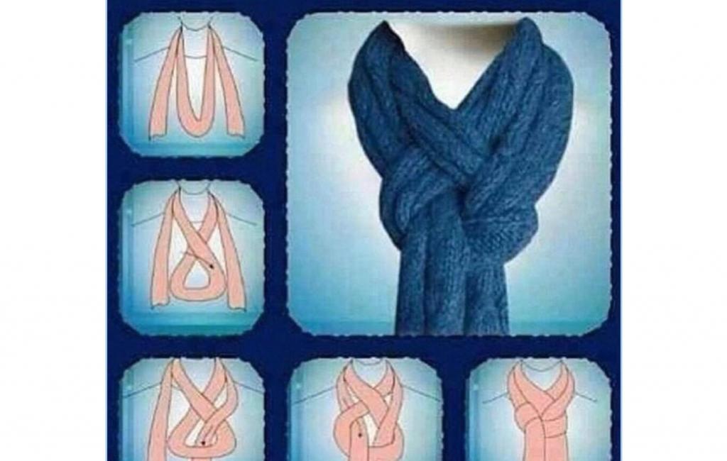 От простой элегантности до стильных узлов: 10 способов носить шарф