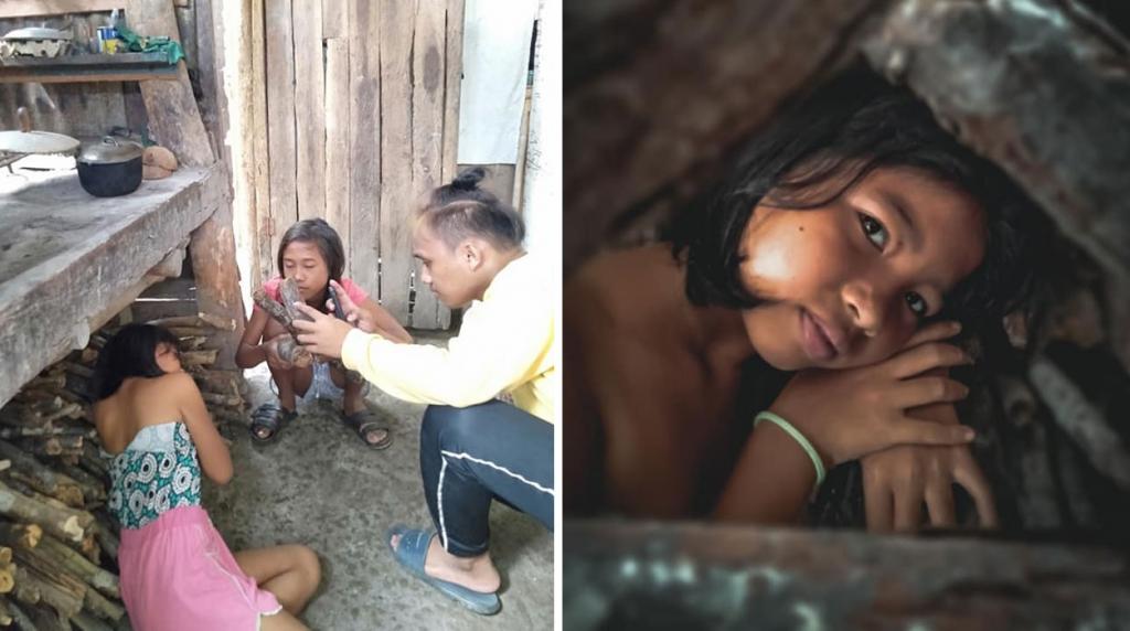 Филиппинский парень устраивает своим братьям и сестрам бюджетную фотосессию