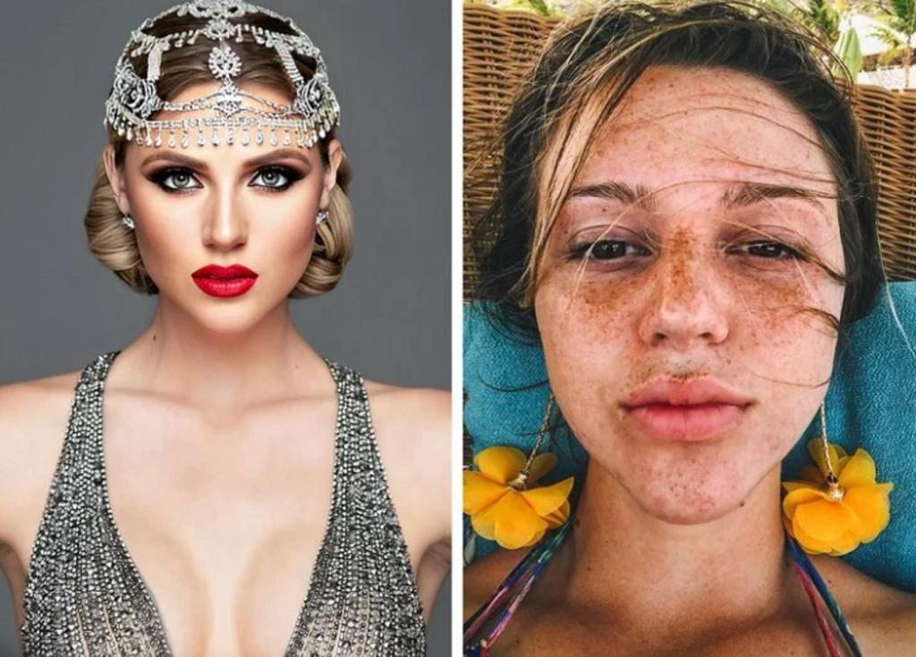 9 кандидаток, которые боролись за звание "Мисс Вселенная" в прошлом году: как девушки выглядят без макияжа