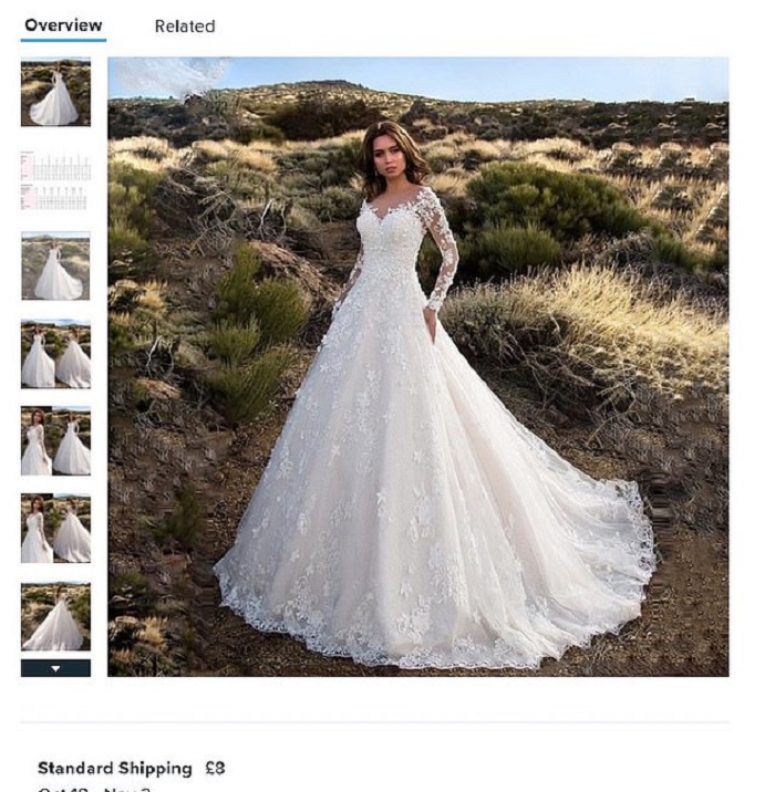 Девушка заказала свадебное платье через интернет: реальность оказалась далекой от красивой фотографии