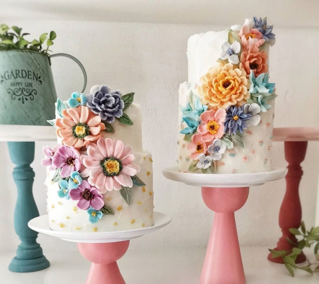 Пекарь с душой художника: женщина из Таиланда делает необычные цветочные пирожные