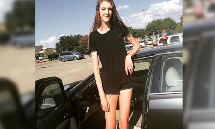 Рекордные ноги: у девушки из Техаса ноги длиной в 1,34 м