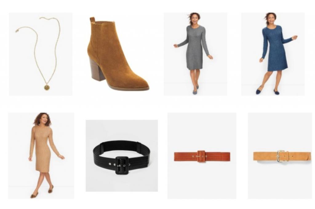 Понадобятся разная обувь и аксессуары: 4 образа с одним вязаным платьем для женщин после 40