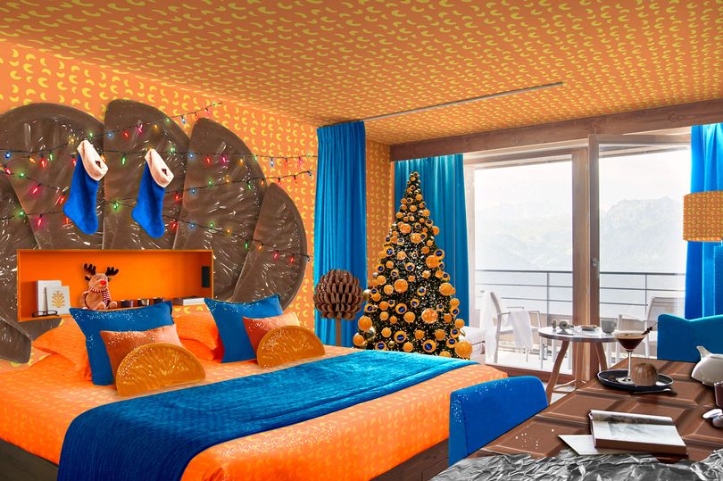 Теперь на курорте Франции можно поселиться в необычном номере для сладкоежек: интерьер похож на шоколадное печенье с апельсиновой начинкой (фото)